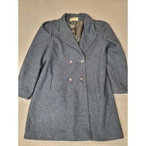 Campari, Women's Wool‎ Coat, Double breasted, 1980s, Sz Large, Vintage